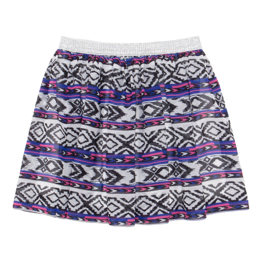 Batik Stripe Chiffon Skirt